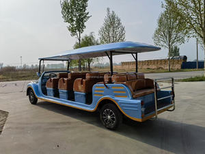 RENQI Klassisches Vintage-Sightseeing-Patrouillenfahrzeug 72V Batterie Anpassbare Farbe Stahlplatten-Karosserie für den Hausgebrauch 10-14 Sitzplätze - Product Image 4