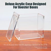 Boîte de rangement ETB en acrylique magnétique transparent moderne personnalisée en gros pour carton cadeau de mariage poli de poche