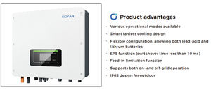 Onduleur monophasé <span class=keywords><strong>Sofar</strong></span> avec stockage d'énergie intégré Hyd4000 5 kW 3 phases 5,5 kW Ktlm <span class=keywords><strong>Hyd</strong></span> 3000~<span class=keywords><strong>6000</strong></span>-<span class=keywords><strong>EP</strong></span> - Product Image 3