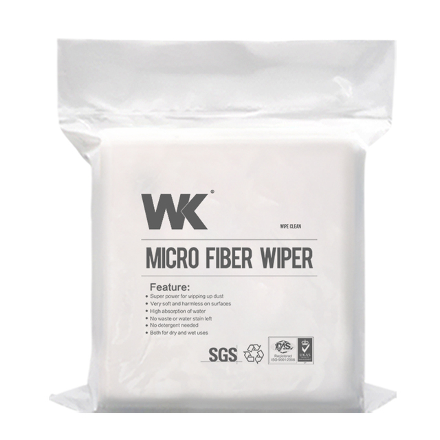 9''*9'' 100pcs Laser Cut Industrial Safety Product-Optical Microfiber Cleaning Wipes/Cloth for PCB LCD Screen