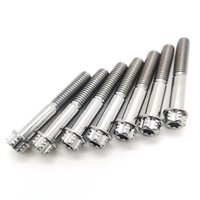 Gros moto Gr5 titane Torx douille vis boulon M8 * 10 15 20 40 50 1.25 pas pour moto