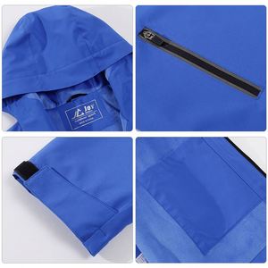 Chaqueta de Invierno para Hombre, Personalizable con Logotipo, Resistente al Viento y al Agua, para Senderismo, de Poliéster Softshell, con Forro Polar Térmico y Capucha con Cremallera - Product Image 3
