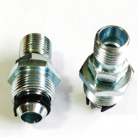 Raccord rapide pour tuyau d'air de camion lourd, tube en nylon, conversion de cylindre de frein, coude droit, système pneumatique