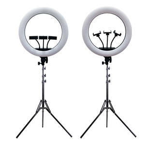 Venta caliente personalizado Aros De Luz 18 pulgadas fotografía Ringlight Selfie <span class=keywords><strong>Tiktok</strong></span> Living Video Luz de relleno 12 14 18 21 pulgadas Led anillo de luz - Product Image 1