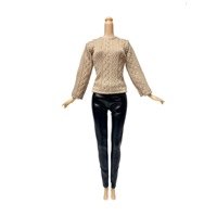 Ensemble de pulls pour poupée de 29 cm (11 pouces) et 30 cm, vêtements en 2 pièces, jouet en peluche, modèle de jouet, décoration