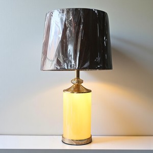 New Milky Glass LED đèn bàn hiện đại ánh sáng tùy chỉnh màu sắc 3500k Trắng ấm trung Kích thước phòng khách phù hợp - Product Image 1