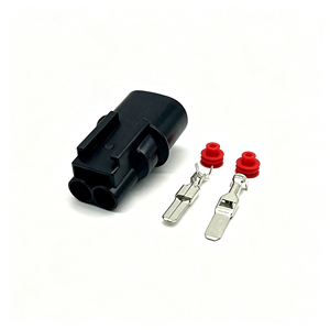 Konektor Harness Kuningan Otomatis 2 Pin Betina Ruizeinc, Sensor Tahan Air, Terminal Mobil, Konektor Listrik Kabel Harness Otomotif - Product Image 1