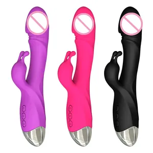 10 Speed Amazon Rabbit Vibrator Supplier Slim Male Dildo Lady Rabbit Sex Vibrator Adult Sex Toy For Women Cheap