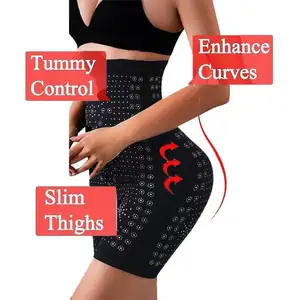 FINETOO — Shorts moulants pour femmes, contrôle du ventre, levage des fesses, taille haute, pantalon pour les abdominaux, sous-vêtements
