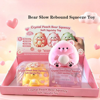 Jouets Squishy Géants Ours Doux à Rebond Lent Mignons Rouges Bleus Clown de Cirque Anti-Stress Jouets à Presser Fidget Vente en Gros Directe Usine