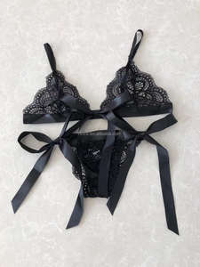 CX 0937 Femmes Sexy Sous-Vêtements <span class=keywords><strong>Grande</strong></span> <span class=keywords><strong>Taille</strong></span> Sexy Sous-Vêtements Ensemble Trois Points Dentelle Sexy Costume <span class=keywords><strong>Grossesse</strong></span> Lingerie R2021 - Product Image 3