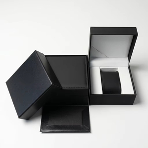 Boîtes et étuis à montres en cuir personnalisés en gros pour marques de montres, avec logo, faible MOQ, boîte à montres personnalisée avec couleurs. - Product Image 3