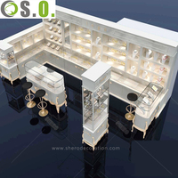 Kiosque de bijoux design et libre, table d'exposition pour magasin et centre commercial