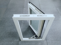 Ventana Residencial de UPVC Resistente a la Intemperie, Aprobada por EN14351