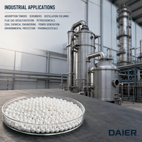 Billes d'alumine activée Pingxiang Dai-Er 3-5mm Al2O3 93% – Dessiccant adsorbant pour le séchage de gaz et de liquides