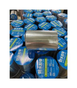 Factory customization waterproof Strong Adhesive Aluminium Foil Butyl Rubber Repair Sealant Tape For Roof Wall Cracks