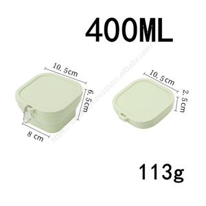 Tazón Plegable de Silicona Antideslizante Syh1074 al por Mayor con Tapa para Mezclar Alimentos para Recién Nacidos - Product Image 5
