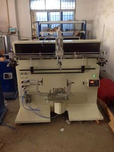 Chất lượng cao 330mm Đường kính xô Màn hình máy in Điều kiện Mới cho thùng nhựa và chai lớn in lụa - Product Image 2