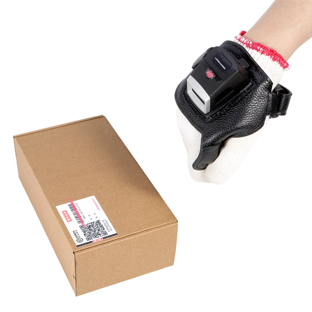 Unique design Free your Hands Barcode Scanner with Wearable trigger Glove for Warehouse Picking and Sorting