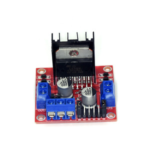 Module de commande de moteur pas à pas Jeking L298, double pont en H CC, carte de commande de moteur rouge <span class=keywords><strong>L298N</strong></span> - Product Image 2