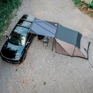 Auvent latéral de voiture <span class=keywords><strong>pour</strong></span> extérieur, tente de protection solaire <span class=keywords><strong>pour</strong></span> véhicule, auvent de toit latéral, tente de toit - Product Image 2