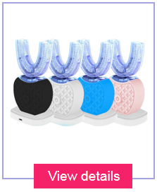 Amazon Hot Sale 360 Degree Automatic Silicone Toothbrush Rechargeable Sonic Electric Toothbrush