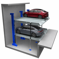 Équipement de stationnement pour un seul véhicule : Élévateur de garage à deux colonnes pour sous-sols, idéal pour les familles multi-véhicules