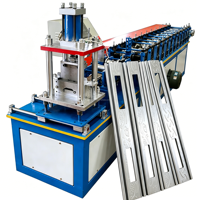 Machine automatique de formage de lames de volets roulants avec fonction de poinçonnage de fenêtres et de soudure des bords