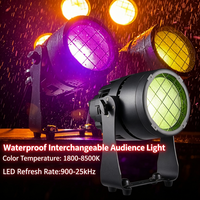 Projecteur LED COB RGBALC 6 en 1 350W, étanche IP, 1800-8500K, DMX, lumière stroboscopique pour scène, public, fêtes, mariages, concerts, bars