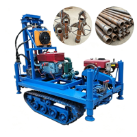 Machine de forage de puits d'eau avancée avec système de contrôle simple pour les tâches de forage professionnelles