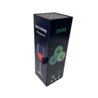 Boîte cadeau de luxe pliable magnétique personnalisée pour whisky, champagne, vodka, design texturé, finition mate