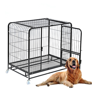 Jaulas para perros de tubo cuadrado de Metal duradero al por mayor, perrera plegable resistente para perros, casas transpirables para perros grandes - Product Image 6