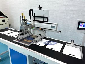 Bolsa no tejida maquina para serigrafia semiautomática con bandas serigrfia UV bolsa de papel serigrafía impresora siebdruck transferencia Drucker - Product Image 2