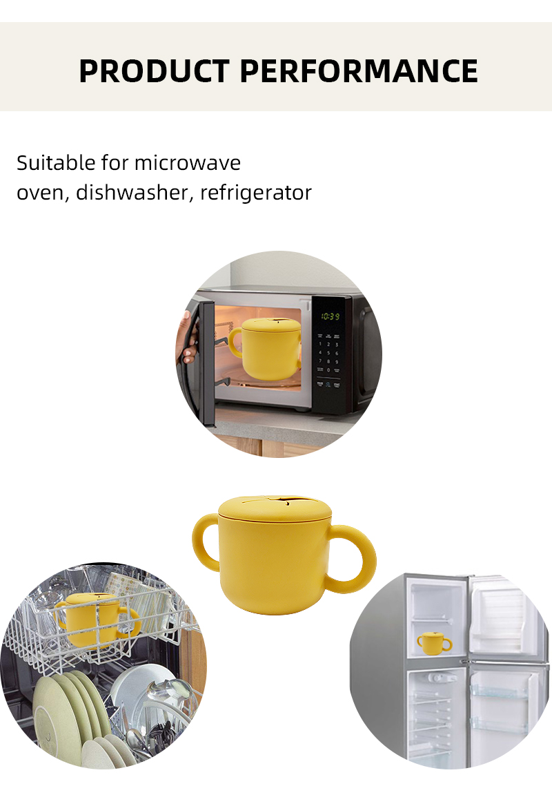 BPA Free Baby Toddler Silicone Snack Cup Unbreakable 3