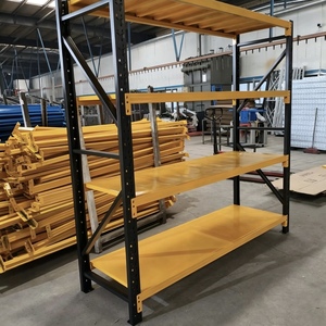 Industrial Medium Duty Steel Shelving 4-Layer Rack Corrosion Protection Powder Coating Snap-In Installation 1200mm Height - Product Image 2
