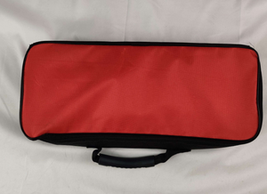 Kit d'outils de sécurité automobile d'urgence avec câbles de démarrage, trousse de premiers secours pour voiture en tissu Oxford rouge, assistance routière, garantie 1 an - Product Image 6