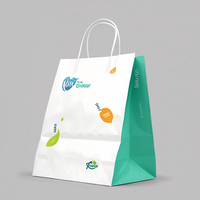 Schwarze Matte Papiertüte mit Individuellem Logo in Goldfolie für Herrenparfüm, Kleine Quadratische Tasche mit Griffen in Öko-Qualität