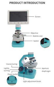 NOUVEAU Analyseur de sperme vétérinaire Microscope de sperme d'animal - Product Image 3