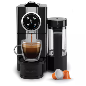 Multi Beverage Capsule Coffee Tea Machine 19 Bar Single Serve Pod Brewer Iced/<strong>Lungo</strong> Mode Adjustable Temp Mini Espresso - Product Image 2