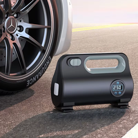 2025 New Car 150 Psi Portable Air Compressor 12V DC Inflator Pump with Pressure Gauge ABS Material for Car Tyres