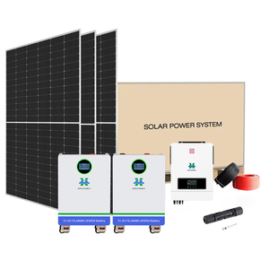新抵达的5kw 10kw 15kw 20kw 25kw 30kw太阳能电池板系统，用于房屋220v太阳能存储系统套件 - Product Image 5
