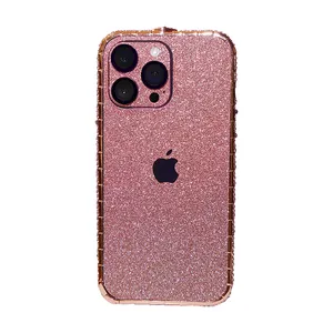 Diamond Luxury Crystal Diamond Bumper Clear Case For iPhone Case Bumper iPhone 14 Pro Max Bumper