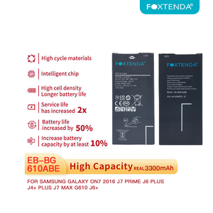 Batterie de remplacement <span class=keywords><strong>EB</strong></span>-<span class=keywords><strong>BG610ABE</strong></span> pour ON7/J7 Prime/J6 Plus/J4+ Plus/J7 Max/G610/J6+/G610-3300mAh Cobalt Pur en stock - Product Image 5