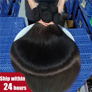 32 34 36 38 Malaysian Indian Straight Cuticle Hair Weave Bundles , 100% 10A Brazilian Virgin Long 40 Inch Peruvian Human Hair