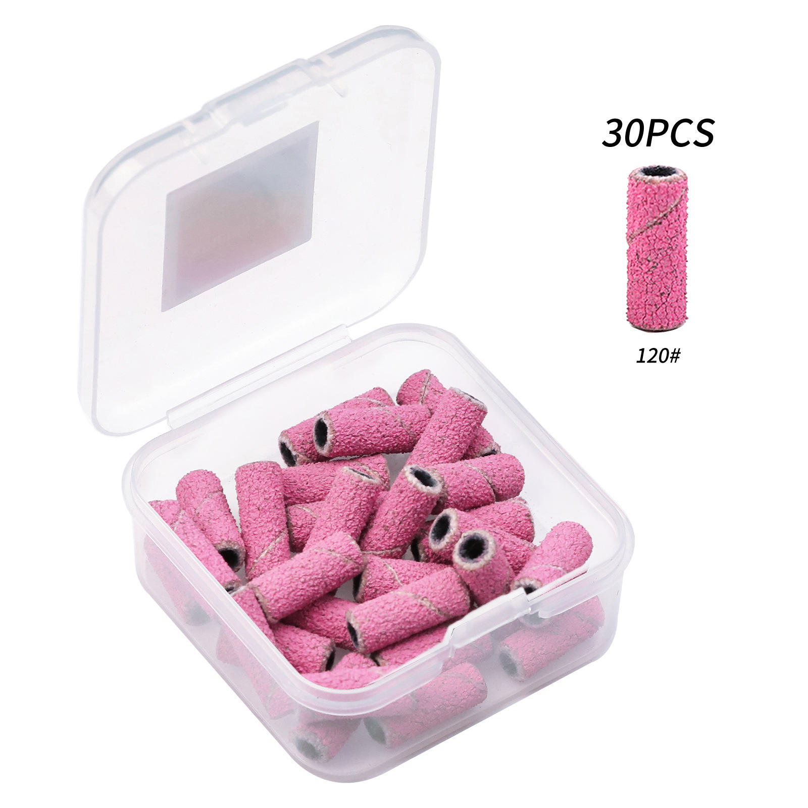 #120 Sanding bands pink