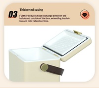Seau à glace et refroidisseur à vin isotherme portable en fer de 10 L pour l'extérieur