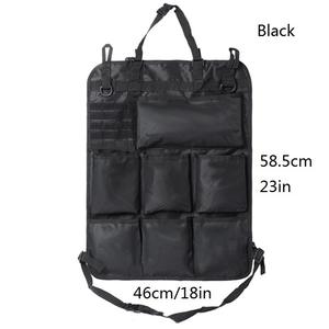 Organizador de Asiento Trasero de Coche Oxford 600D, Panel MOLLE Universal con 6 Bolsillos para Almacenamiento de Equipaje en el Vehículo - Product Image 3