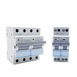 Interruptor de transferência manual pequeno tipo trilho NLZ1-63 NLZ1-125 1P 2P 3P 4P MTS 63a 100a 125a interruptores de comutação manual de potência dupla