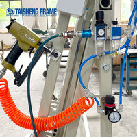 Machine à tendre les toiles pneumatique de 1,2 mètre pour cadres photo, toiles de peinture à l'huile et cadres miroir, modèle Stretch Master 47 pouces