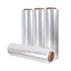 Tùy chỉnh bán buôn compostable bao bì tua nhựa <span class=keywords><strong>Stretch</strong></span> polietileno <span class=keywords><strong>films</strong></span> cuộn với logo cho gói các tông hoặc carton - Product Image 1